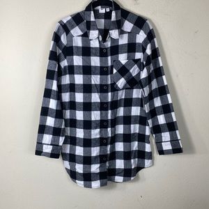 BP Nordstrom Plaid Flannel Long Buttoned Shirt. Size S.
